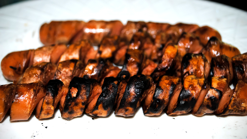 Illustration for article titled How to spiral cut your hot dogs (to make it look like you tried)